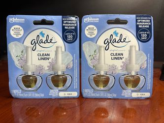 Glade PlugIns Clean Linen Scented Oil Refills