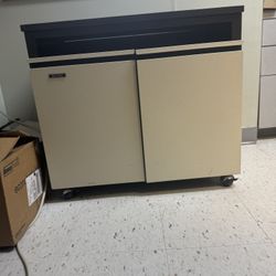 Sharp Rolling Cabinet - Vintage Industrial Style