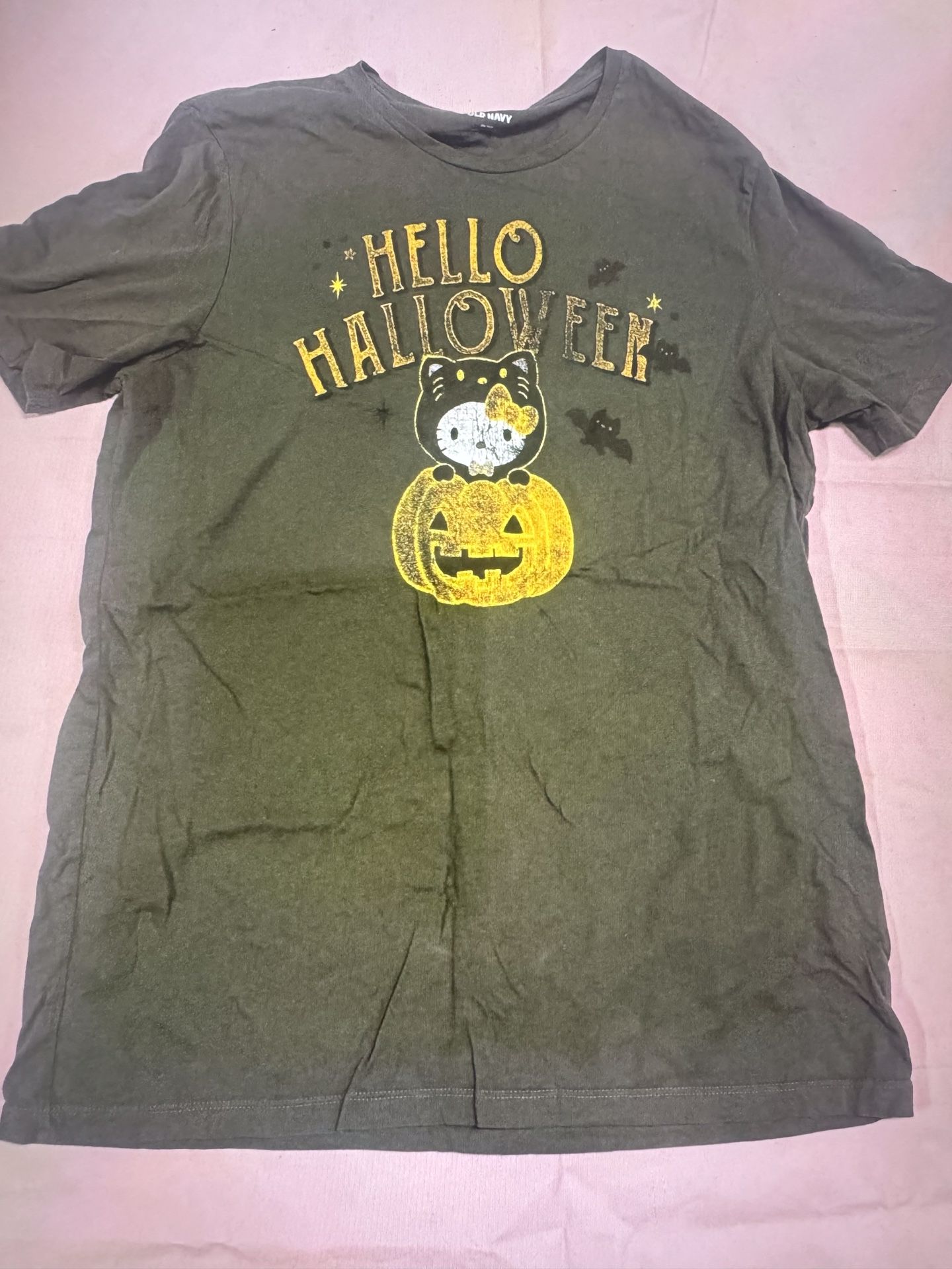 Xl Black Hello Kitty Halloween Goth T Shirt Costume 
