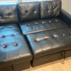 Sectional Couch- Sleeper Pullout and Storage
