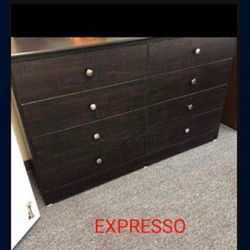 Dresser 8 Drawers Compress Wood 