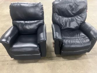 Pair of Leather Recliner Chairs