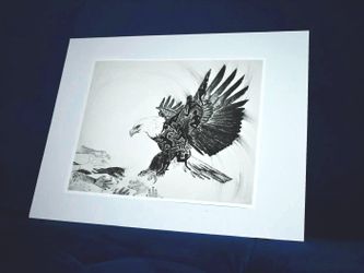 Eagle Print drawing 