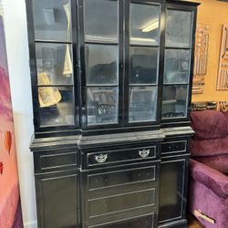 Antique China Cabinet With Glass 