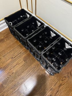 STORViNO Wine Storage Crates ā 6 Bottles Each ā 4 Available