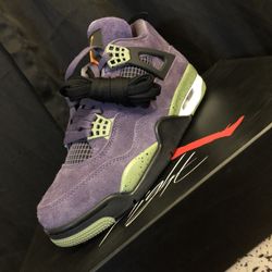  Wmns Air Jordan 4 Retro Canyon Purple
