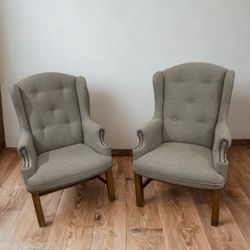 Modern Wingback Accent Chairs