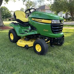 John Deere x300 Tractor Mower Mulch Deck 511h 