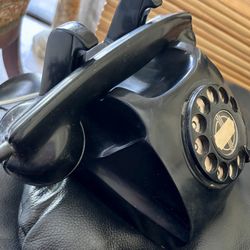 Vintage Bakelite Rotary Phone 