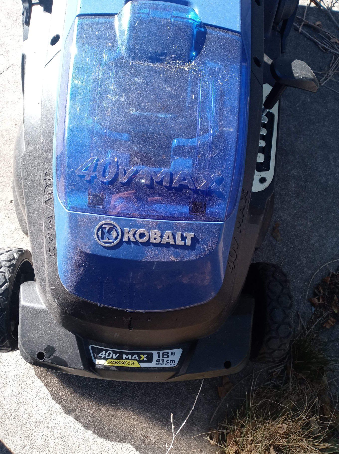 Kobalt electric lawn mower