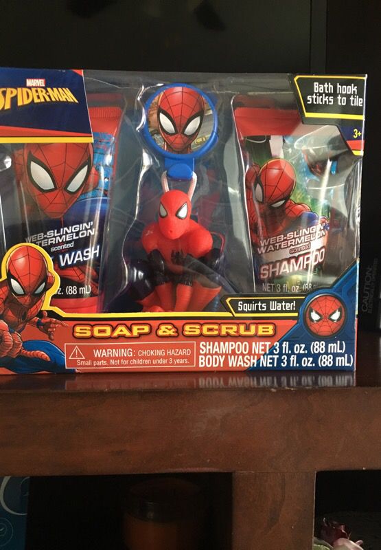 Spiderman Soap & Scrub 
