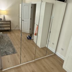 Ikea Closets with mirror doors