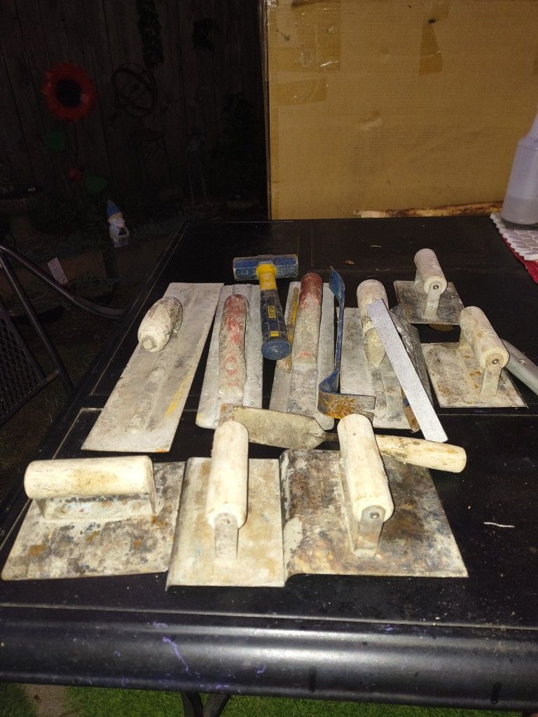 Cement Finisher Tools