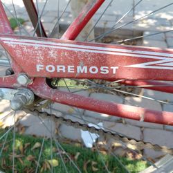 VINTAGE.
FOREMOST BIKE