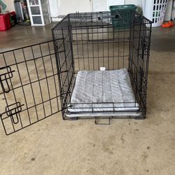 FREE Small Dog Crate With Pad