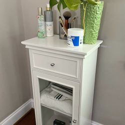 Charming Accent Table / Cabinet / Stand with Drawer and Two Shelves