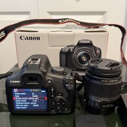 Canon EOS Rebel T7 DSLR Camera With 18-55mm Lens WiFi 