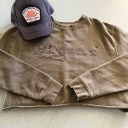 Badwood Cropped Sweatshirt and Hat
