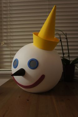 Jack in the box head costume. Wearable. For kids and adults