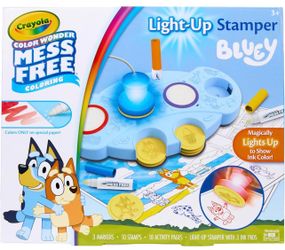 Crayola Color Wonder Mess Free Light-Up Stamper Bluey
