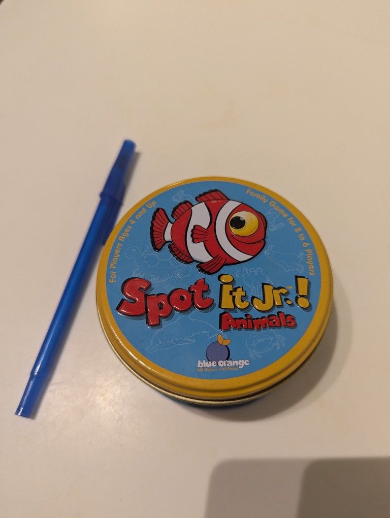 Spot It Jr Kids Family Game Ages 4+ Travel 