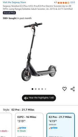Segway Ninebot E2 Pro Electric Scooter