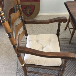 Solid wood table and chairs
