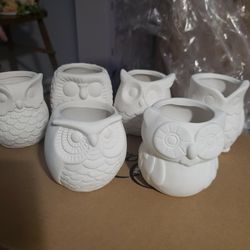 Owl planters