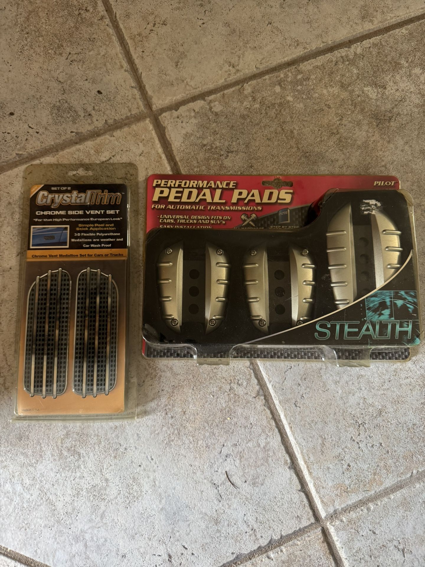 Pedal Pads & Chrome Vents