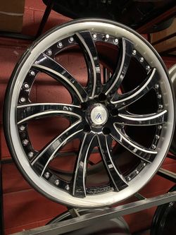 20" Asanti 3pc wheels