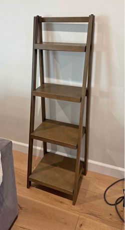 Mid Century Style Ladder Bookshelf