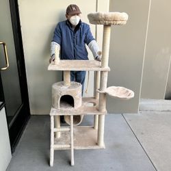 New Large Cat Tower 60” Tall Cat Tree