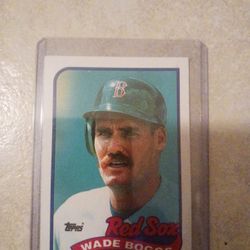 Wade Boggs Card 
