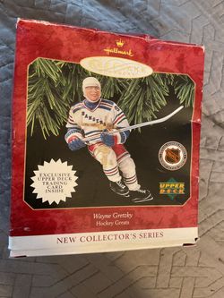 Wayne Gretzky Hallmark Ornament & Card. Vintage NHL 🔥 Christmas Ornament