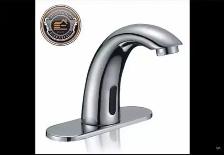 Chrome Touchless Bathroom Sink Faucet - Commercial / Residential Hands Free Tap ..... CHECK OUT MY PAGE FOR MORE ITEMS