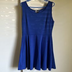 Plus Size Blue Dress 