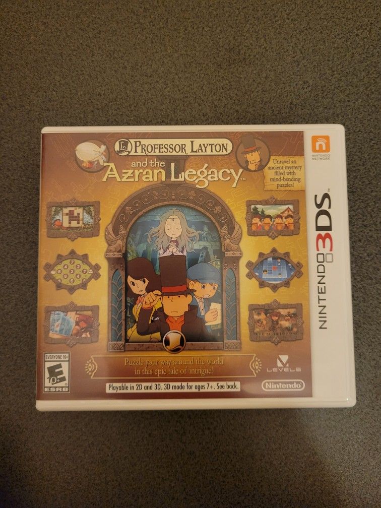 Professor Layton And The Azran Legacy CIB Nintendo 3DS