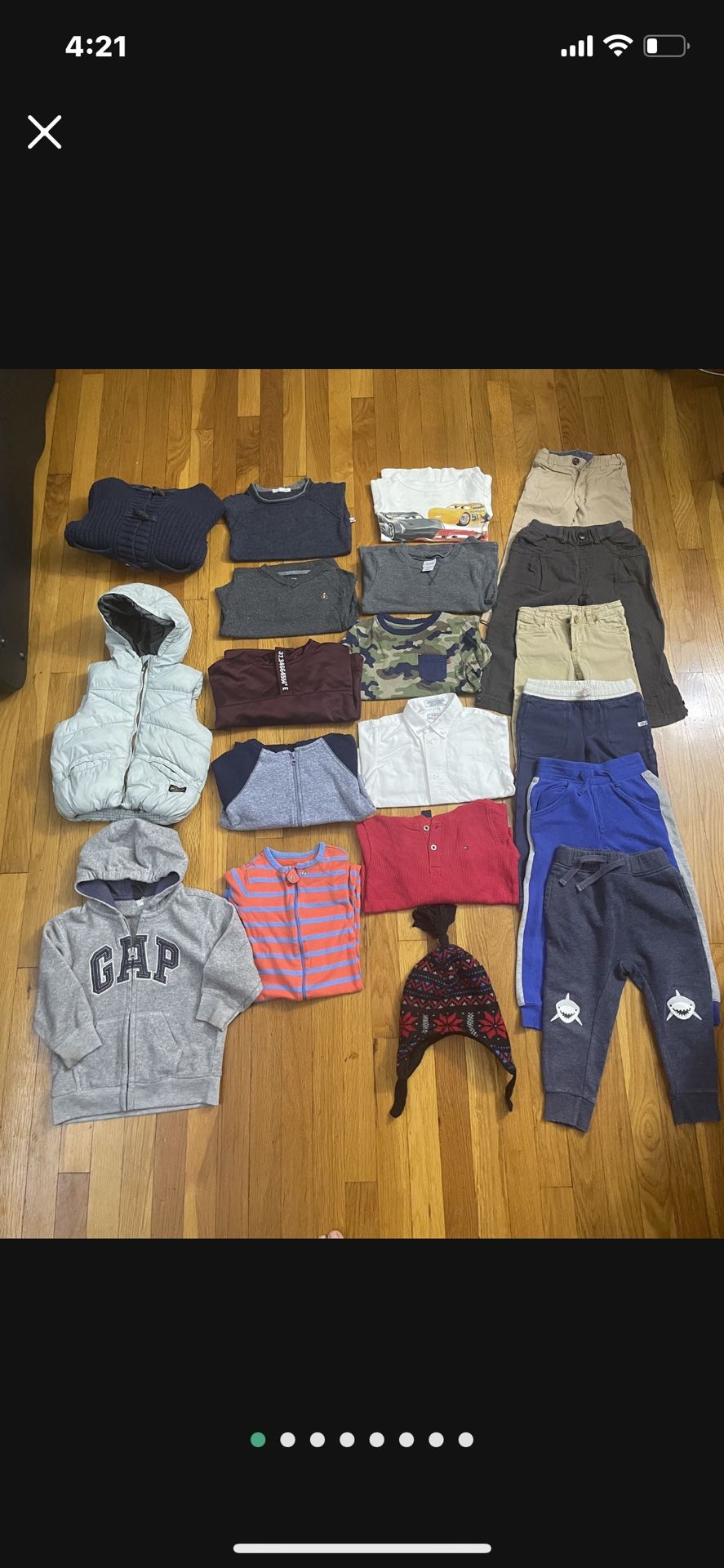 (Listing D) Lot Of 20 baby boy clothes 2-3T Fall Winter Shirts Pants Sweaters Jacket Vest