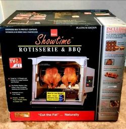 NEW Ronco Showtime 5000 Platinum Rotisserie BBQ Digital Timer Full Size  