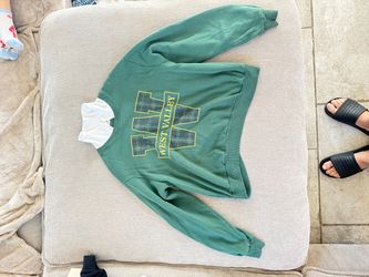 Women's Hollister Green West Valley Crewneck Sweatshirt Size M