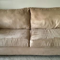 Beige Couch - $75 OBO