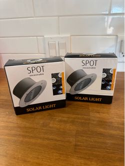 2 solar lights