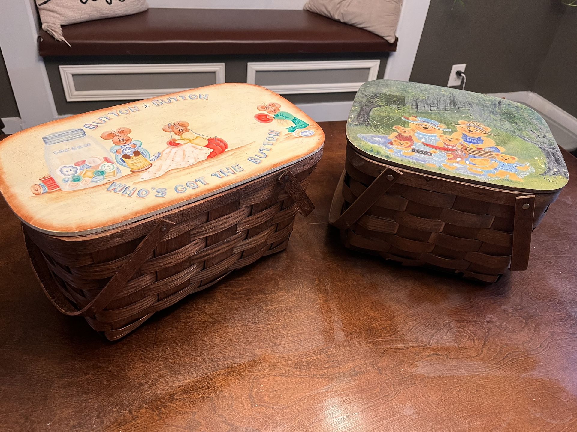 Antique Picnic Baskets