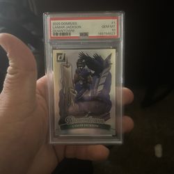 Lamar Jackson downtown psa graded 10