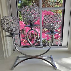 Crystal Candle Holder