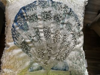 Coral Shell Pillow 20 X 20