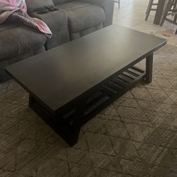 Black/ Brown Coffee Table 