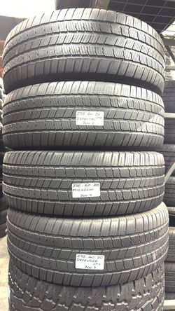 ✅ 4 Used Tires P275/60R20 MICHELIN DEFENDER LTX 275/60R20 ALL SEASON TRUCK SUV TYRES 275 60 20