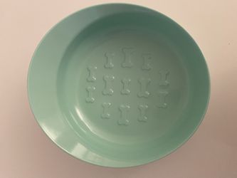 Aqua dog water/ food Plate Thumbnail