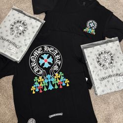NEW black Chrome tees IN STOCK**
